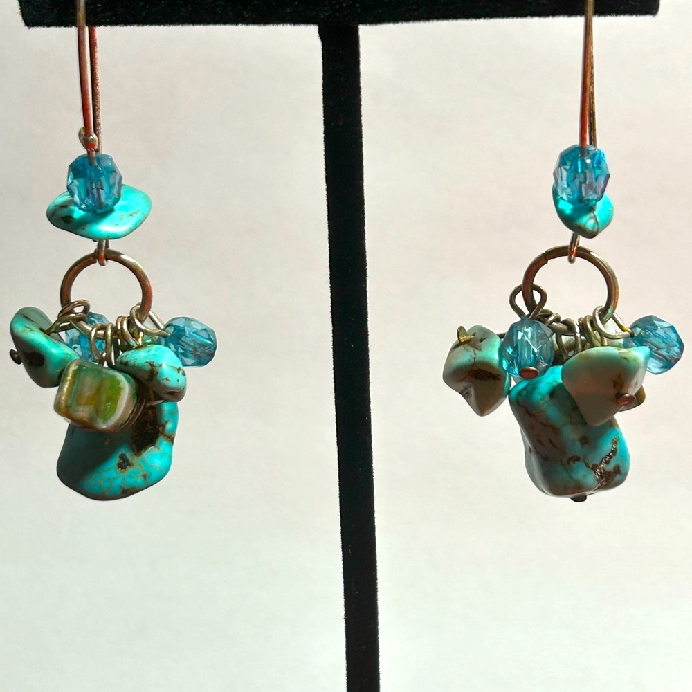 Turquoise drop earrings